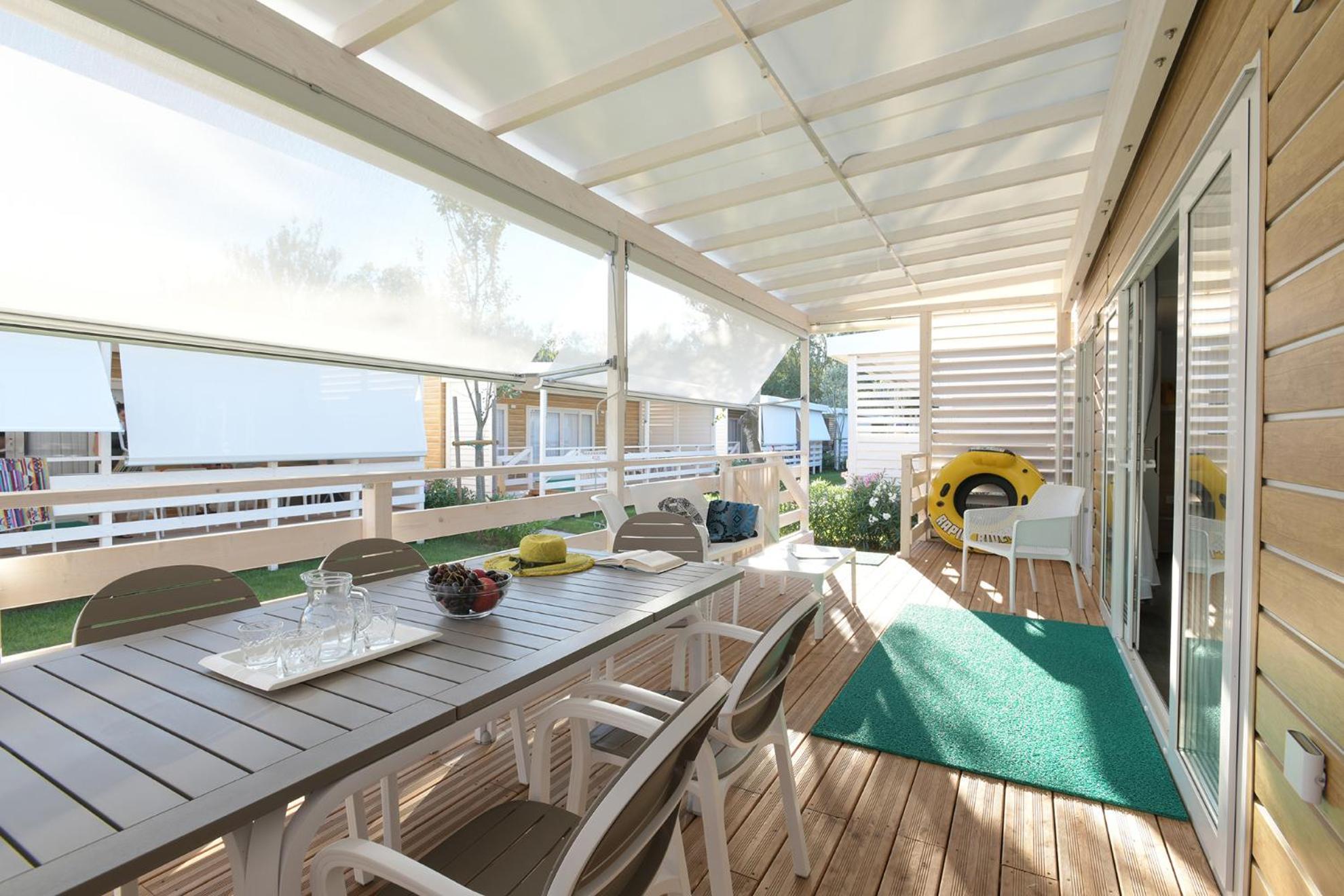Isamar Holiday Village Ca Lino 외부 사진 A 3D rendering of a balcony